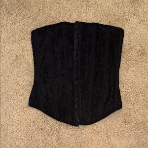 Garage Black Lace Crop Top